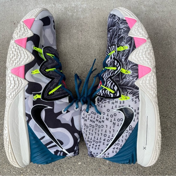 Nike Kyrie Hybrid S2 EP 'What The Neon' Men's Sneaker Shoe (Size 14) - Picture 9 of 12